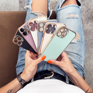 Гел гръб с рамка Lighting Color - Samsung Galaxy A12 5G бял - Img 8
