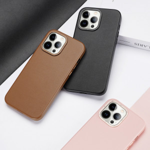 Гръб от еко кожа DUX DUCIS Grit MagSafe - iPhone 14 Pro Max кафяв - Img 6