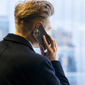 Гръб от еко кожа DUX DUCIS Yolo - iPhone 14 черен - Img 13