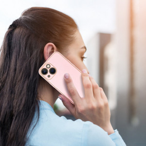 Гръб от еко кожа DUX DUCIS Yolo - iPhone 14 Plus розов - Img 13