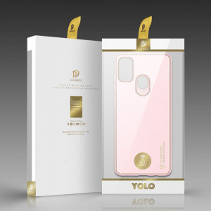 Гръб от еко кожа DUX DUCIS Yolo - Samsung Galaxy M30s розов - Img 5