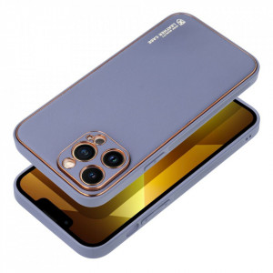 Гръб от еко кожа FORCELL Leather - iPhone 12 Pro Max син - Img 8