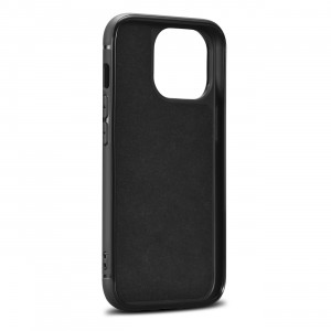 Гръб от естествена кожа iCARER Leather Oil Wax MagSafe - iPhone 14 Pro син - Img 14