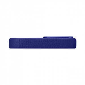 Гръб от естествена кожа iCARER Litchi Premium MagSafe - iPhone 14 Plus тъмносин - Img 4