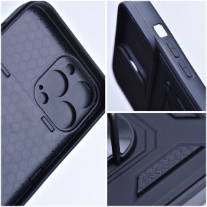 Гръб със стойка и подвижно покритие за камерата Slide Armor - iPhone 14 Pro Max черен - Img 11