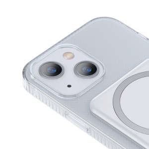 Гръб със стойка BASEUS Magnetic - iPhone 13 прозрачен - Img 8