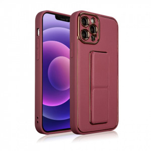 Гръб със стойка New Kickstand - iPhone 12 Pro червен - Img 2