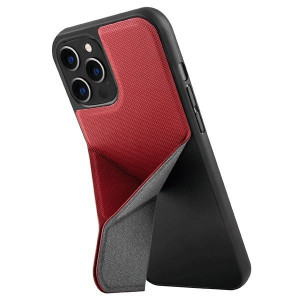 Гръб със стойка UNIQ Transforma - iPhone 12 / 12 Pro червен - Img 3