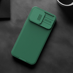 Гръб с подвижно покритие за камерата NILLKIN CamShield Pro с вграден магнит - iPhone 15 Pro Max лилав - Img 13