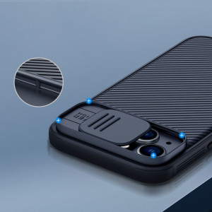 Гръб с подвижно покритие за камерата NILLKIN CamShield Pro MagSafe - iPhone 14 Plus черен - Img 10