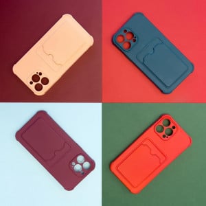 Гръб Card Armor - iPhone 12 Pro червен - Img 3