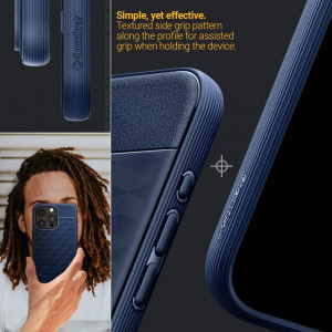Гръб CASEOLOGY Parallax MagSafe - iPhone 15 Pro Max Midnight Blue - Img 12