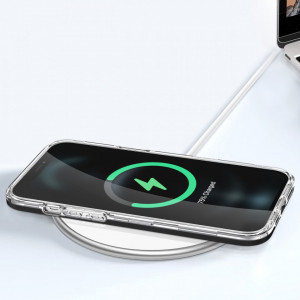 Гръб Clear 3в1 с гел рамка - iPhone 12 Pro черен - Img 7