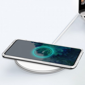 Гръб Clear 3в1 с гел рамка - Samsung Galaxy S21+ 5G черен - Img 7