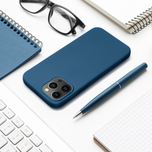 Гръб FORCELL Silicone Lite - iPhone 12 / 12 Pro син - Img 8