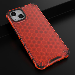 Гръб Honeycomb Armor със силиконов бъмпер - iPhone 13 червен - Img 14
