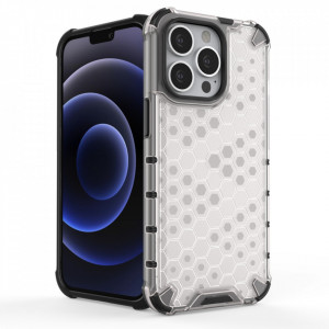 Гръб Honeycomb Armor със силиконов бъмпер - iPhone 13 Pro зелен - Img 3