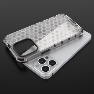 Гръб Honeycomb Armor със силиконов бъмпер - iPhone 13 Pro зелен - Img 9
