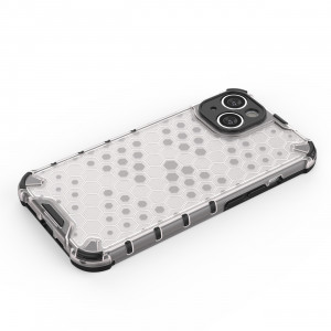 Гръб Honeycomb Armor със силиконов бъмпер - iPhone 14 черен - Img 13