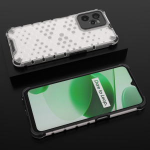 Гръб Honeycomb Armor със силиконов бъмпер - Realme C35 прозрачен - Img 19