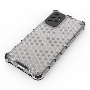 Гръб Honeycomb Armor със силиконов бъмпер - Samsung Galaxy A72 син - Img 4