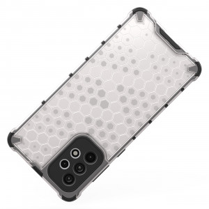 Гръб Honeycomb Armor със силиконов бъмпер - Samsung Galaxy A73 5G син - Img 6