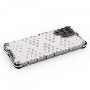 Гръб Honeycomb Armor със силиконов бъмпер - Samsung Galaxy M53 прозрачен - Img 15