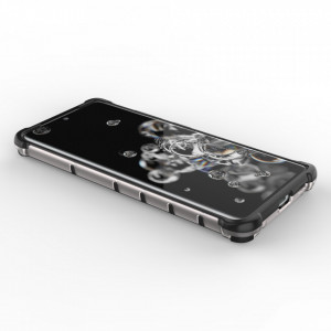 Гръб Honeycomb Armor със силиконов бъмпер - Samsung Galaxy S22 Ultra прозрачен - Img 10
