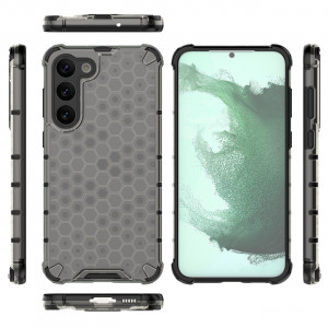 Гръб Honeycomb Armor със силиконов бъмпер - Samsung Galaxy S23+ син - Img 17