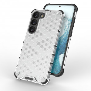 Гръб Honeycomb Armor със силиконов бъмпер - Samsung Galaxy S23 черен - Img 8