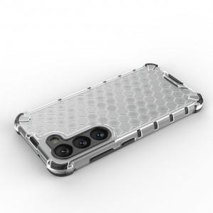 Гръб Honeycomb Armor със силиконов бъмпер - Samsung Galaxy S23 черен - Img 12