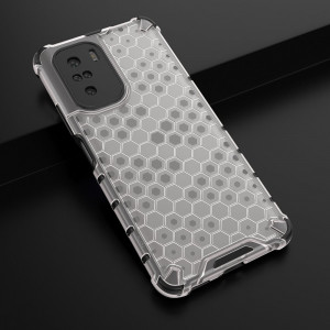 Гръб Honeycomb Armor със силиконов бъмпер - Xiaomi Mi 11i / Mi 11X / Poco F3 / Redmi K40 / K40 Pro / K40 Pro Plus прозрачен - Img 13