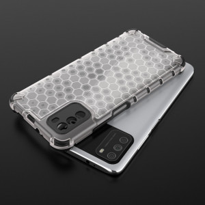 Гръб Honeycomb Armor със силиконов бъмпер - Xiaomi Poco M3 прозрачен - Img 8