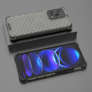 Гръб Honeycomb Armor със силиконов бъмпер - Xiaomi Redmi Note 12 Pro+ 5G черен - Img 3
