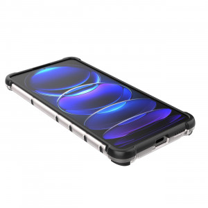 Гръб Honeycomb Armor със силиконов бъмпер - Xiaomi Redmi Note 12 Pro+ 5G черен - Img 13