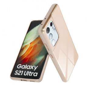 Гръб Jelly Mercury - Samsung Galaxy A12 златист - Img 7