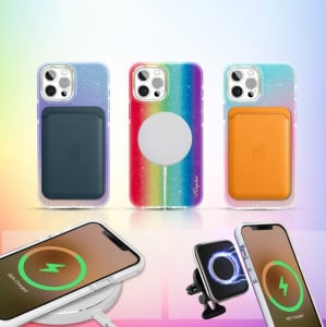 Гръб KINGXBAR Ombre - iPhone 12 Pro Max дъга - Img 7