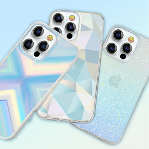 Гръб KINGXBAR Streamer - iPhone 13 Pro (триъгълник) син - Img 2