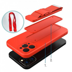 Гръб Rope с каишка - Samsung Galaxy S22 Ultra розов - Img 6