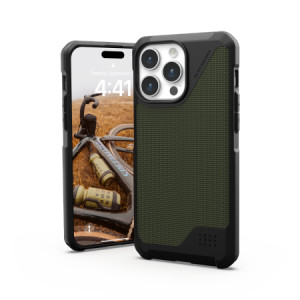 Гръб UAG Metropolis LT MagSafe - iPhone 15 Pro Max зелен кевлар - Img 5