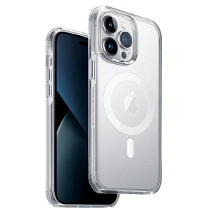 Гръб UNIQ Combat Magclick - iPhone 14 Pro Max прозрачен сатен - Img 1