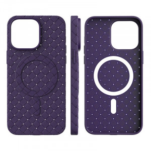 Гръб Woven MagSafe - iPhone 15 - тъмносин - Img 3