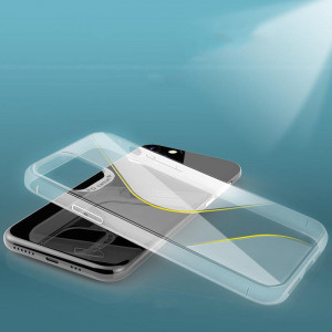 Гъвкав силиконов гръб S-case - Huawei P smart 2020 син - Img 7