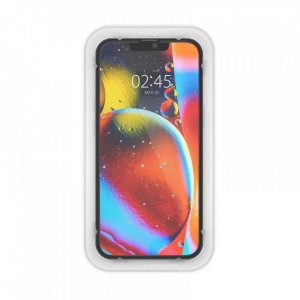 Закален стъклен протектор SPIGEN Align Master FC с инструмент за поставяне - iPhone 13 / 13 Pro / 14 - Img 3