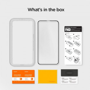 Закален стъклен протектор SPIGEN Align Master FC с инструмент за поставяне - iPhone 11 Pro Max - Img 11
