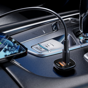 Зарядно за кола ACEFAST 38W USB Type A / 2x USB Type C PPS PD QC 3.0 AFC FCP (B1) черно - Img 4