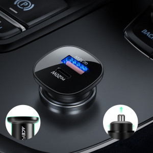Зарядно за кола ACEFAST 38W USB Type A / 2x USB Type C PPS PD QC 3.0 AFC FCP (B1) черно - Img 14