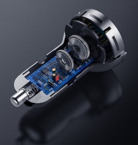 Зарядно за кола BASEUS 24W 4.8A 2x USB Type A с LCD дисплей (CCBX-0G) сиво - Img 12