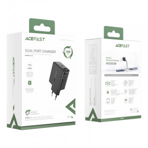 Зарядно за стена ACEFAST 32W USB Type A / USB Type C PPS PD QC3.0 AFC FCP (A5) черно - Img 5