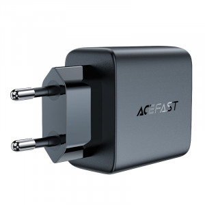 Зарядно за стена ACEFAST GaN 35W PD 2x USB Type C (A49) черно - Img 3